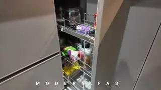 Modular kitchen aluminium fabrication | #interiordesign #wardrop #kitchen #kichenvlog #interiors 