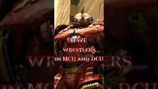 WWE wrestlers in Marvel and DC #WWE#marvel #DC#youtubeshorts #shorts