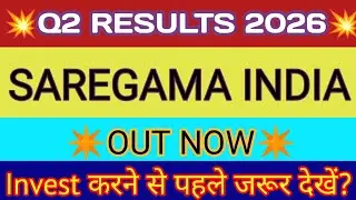 Saregama India Q2 Results 2025 🔴 Saregama India Results 🔴 Saregama India Share Latest News