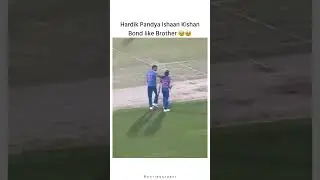 Hardik Pandya Ishaan Kishan Bond like brother #short #viral #cricketbuzz #indvsnz #t20worldcup #rcb