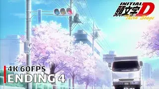 Initial D - Ending 4 [4K 60FPS | Creditless | CC]