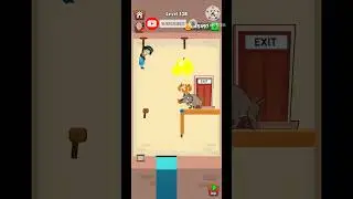 Save the wife cut the rope game level 138 |Husband wife gameplay#viral #trending#gaming#rescue