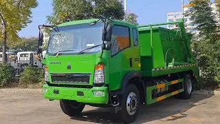 HOWO 5cbm Mobile Garbage Collection Truck Video