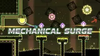 'Mechanical Surge' by Lonxgd | 100% Walkthrough (W/Coin) 🎮 No Miss Run #GeometryDash #GD