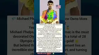 How did Michael Phelps become the greatest Olympic athlete in the world؟ ❤🇸🇺🇸