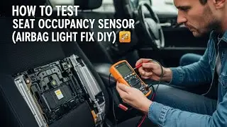 How to Test Seat Occupancy Sensor (Airbag Light Fix DIY)