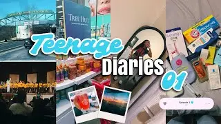 TEENAGE DIRAIES ✰| mini grwm, college tour, hygiene shopping, etc