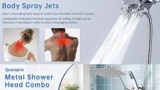 🔗 Buy on Amazon 👈 Link in the Description Below 👇 Rain Shower Head with Handheld Power Wash Mode