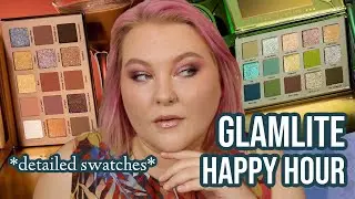 Colors Aren't What I Expected BUT... Glamlite Dirty Martini + Chocolate Martini Palettes / 2 Looks