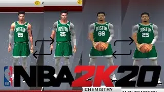 NBA 2K20 MOBILE - Toutorial how to copy player accessories and change jersey number using 