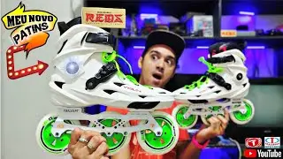 SONHO REALIZADO😍MEU NOVO PATINS TRAXART VOLT 2.0 CUSTOM RODAS MATTER + REDBONES 🛫💨