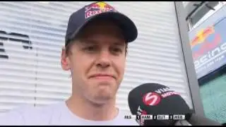 Sebastian Vettel interview after the race - Turkey 2010