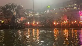 Divine Ganga Aarti at Haridwar | Spiritual Evening on the Ghats
