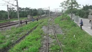 2015.4.29 台鐵 花蓮北埔 中油油庫支線 油罐車貨列 最後一日  油庫 - 北埔車站 前側路程景