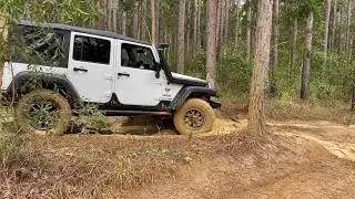 Warn VR EVO 10-S Winch Jeep out of mud!!