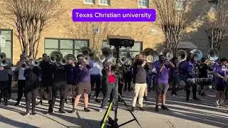 Texas Christian university - live performance #tcu #texas #fortworth