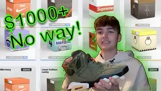 Insane $1000 drip draw box opening!! Pulled Travis Scott 6's