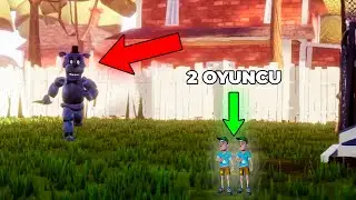 2 OYUNCU vs BEAR 5 KAPIŞIYOR! | Hello Neighbor Mod