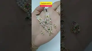 👉NEW LATEST DESIGN KANTH MALA FULL SET/ #necklace #jewellery laddu gopal moti mala/padak,moti mala