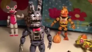 FNAF Wave 2 Nightmarionne Funtime Foxy Nightmare Action Figure Review part 2