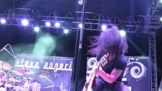 Chris Perez jamming out to his guitar at Autmusfest 2013  Laredo, Tx.
