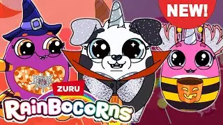 NEW! Halloween Trick or Treat Adventure! | Cute Animal Cartoons for Girls | Fun Family Videos