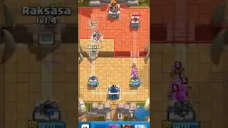 Very intense game 🔥ClashRoyaleShorts #Arena2Gameplay #MobileGame