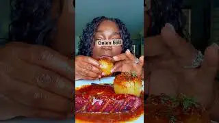 ONION BOIL MUKBANG | Mukbang #shorts