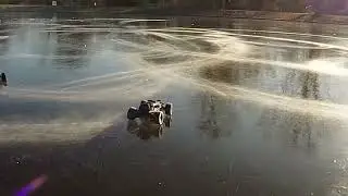 Blümelteich gefroren - RC-Spaß auf dem Eis!