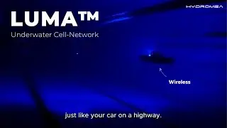 Underwater LUMA&trade; Cell-Network | Full control of wireless ROVs and AUVs