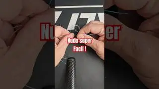 nudo trenzado con fluorocarbono muy facil #nudodepesca #nudo #pesca