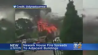 Early Morning House Fire In Newark