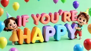 If You’re Happy and You Know It | Fun Action Song for Kids | Learn with Music