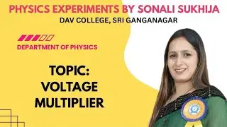 Voltage Multiplier Experiment