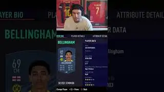 JUDE BELLINGHAM IN FIFA 21 #shorts