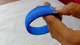 silk thread Name bangle tutorial | Thread bangle | #silkthreadbangles