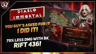 You Guys Asked For It | 79% Less Damage - Melee Class | Challenge Rift | Diablo Immortal