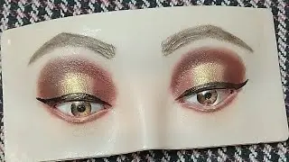 Soft halo eye makeup for beginners / glam halo eye look so simple/quick halo eye tutorial #trending
