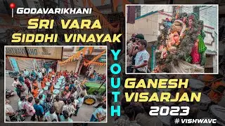Godavarikhani Ganesh visarjan Sri vara siddhi vinayak youth 2023