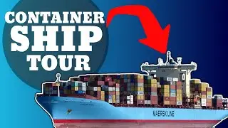 Container Ship TOUR | Accomodation Area