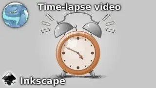 Alarm clock. Speed vector art with Inkscape.