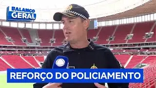 PM detalha esquema de segurança para Flamengo x Corinthians em Brasília | Balanço Geral DF