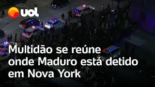Maduro capturado pelos EUA: Multidão se reúne onde presidente da Venezuela está preso