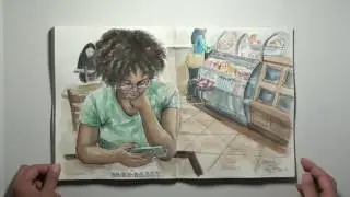 Sketchbook Tour #1 | Watercolor & Ink | Marilee Poirier - Artist