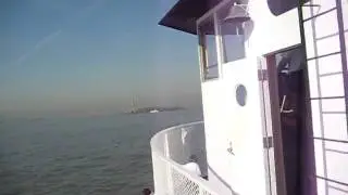 Ferry Journey from Battery Park to Liberty Island, New York