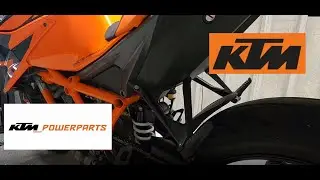 Снятие заднего подвеса KTM 2020 1290 Super Duke R.