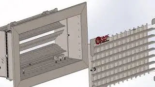 SUPPLY GRILLE WITH OPPOSED DAMPER