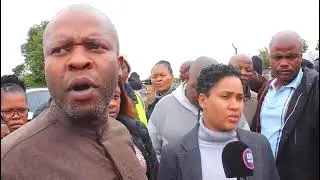 Acting Gauteng Premier Lebogang Maile visits Steve Biko Informal Settlement