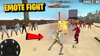 Free Fire Emote Fight On Factory Roof - Adam Vs pro Player Emote Challenge in free fire
