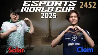 Weg zur Top 8 - 🇰🇷 Solar (Z) vs 🇫🇷 Clem (T) - Esports World Cup 2025 - StarCraft 2 - 2452